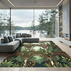 Arbored Garden Vines with Columns Rug