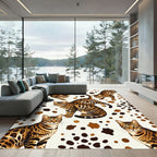 Exotic Bengal Cat Spotted Animal Art Rug