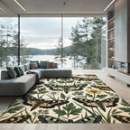 Botanical Moths and Wildflower Meadow Rug