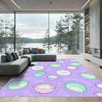 Pastel Rice Bowl Pattern Rug