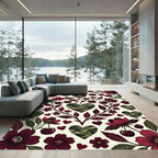 Camouflage Heart Cherry Blossom Rug