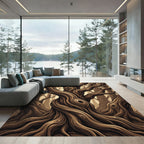 Twisted Ancient Woodland Bark Texture Rug