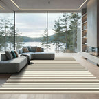 Neutral Horizontal Stripe Rug