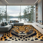 Bold Leopard Spot Close Up Rug