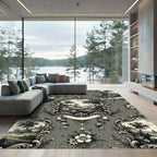 Toile Noir Horse Manor Landscape Wallpaper Rug