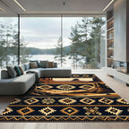 Southwestern Desert Landscape Geometric Rug