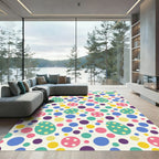 Playful Polka Dot Easter Egg Rug
