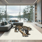 Bold Tiger Stripe Majestic Animal Rug
