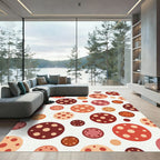 Whimsical Polka Dot Circles Rug