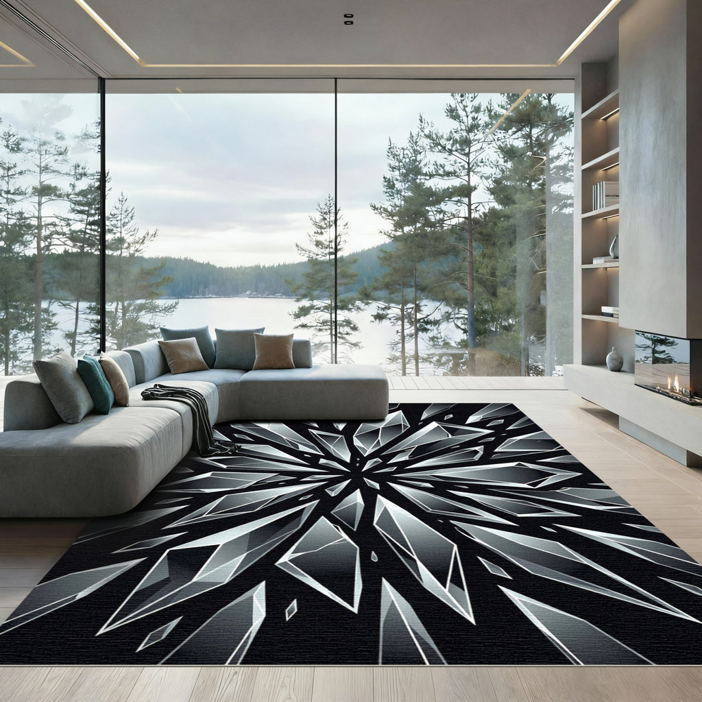 Shattered Crystal Burst Radiance Rug