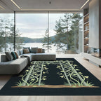 Elegant Ivy Trellis Garden Arch Rug
