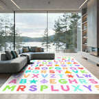 Alphabet Shapes And Colors Rug