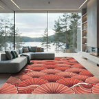 Coral Fan Wave Repeating Rug
