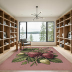 Vintage Strawberry Garden Flourish Rug
