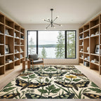 Botanical Moths and Wildflower Meadow Rug