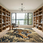 Majestic Tiger Savannah Silhouette Rug