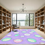 Pastel Rice Bowl Pattern Rug