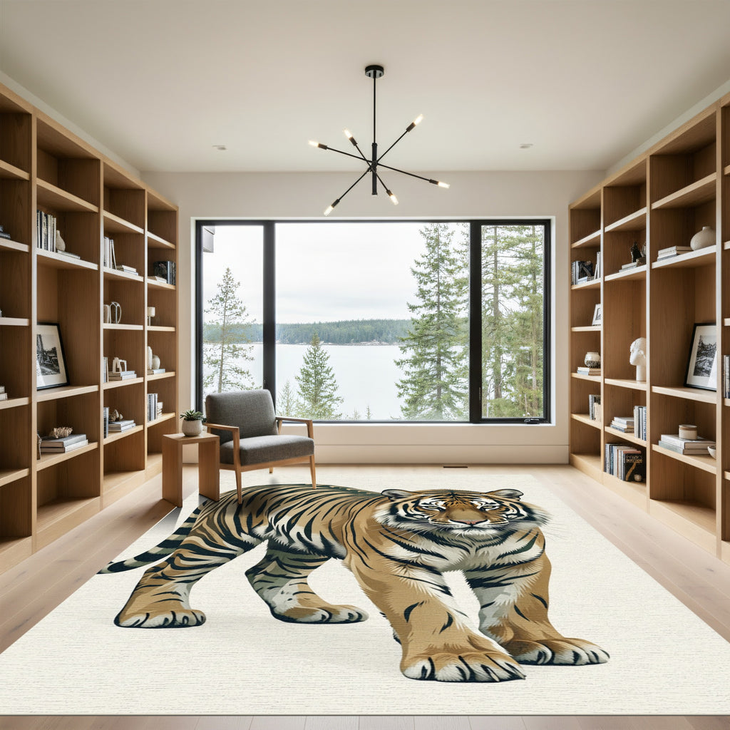 Majestic Tiger Stripe Bold Pattern Rug