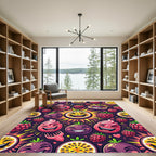 Joyful Fruit Cartoon Collection Rug