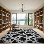 Monochromatic Geometric Shattered Fragment Slate Rug