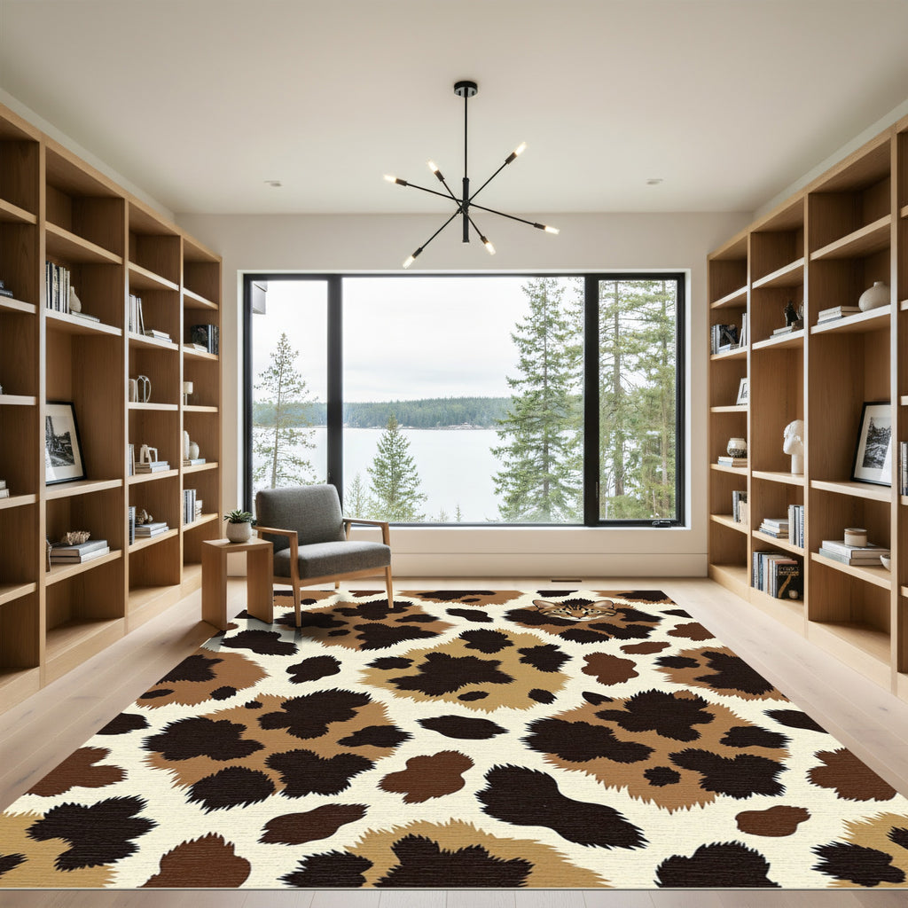 Wild Cat Spot And Face Rug