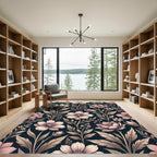 Vintage Blush Floral SprigsRug Rug