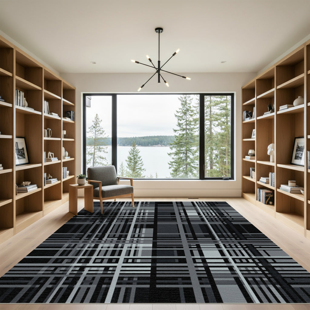Monochromatic Linear Intersecting Grid Rug