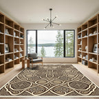Ornate Interlocking Medieval Knotwork Rug