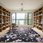 Whimsical Cherry Blossom Garden Rug