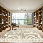Creamy White Polka Dot Harmony Rug