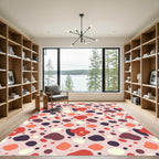 Abstract Spotted Orb Composition Rug