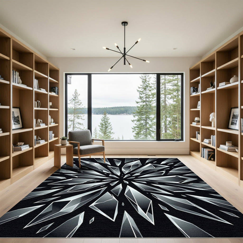 Shattered Crystal Burst Radiance Rug