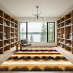 Earthy Aztec Stripe Rug