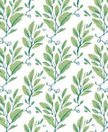 Lush Green Leafy Vine Rug