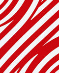 Bold Red White Diagonal Swirls Rug