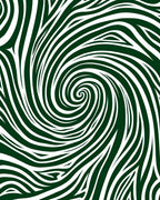Emerald White Swirl Stripe Rug