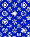 Winter White Snowflake Abundant Rug