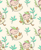 Sweet Sleeping Critter Garden Rug