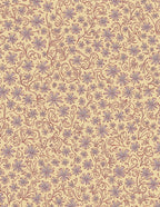 Cream Floral Vine Scatter Rug