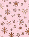 Pink Snowflake Cascade Rug