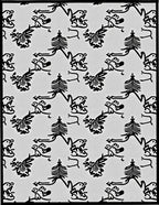 Whimsical Black And White Animal Forest Rug