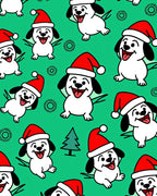 Happy Christmas Dog Collection Rug