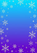 Winter Sky Snowflake Gradient Rug
