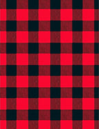Red Black Buffalo Check Rug