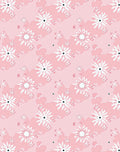 Delicate Rose Floral Sunburst Rug