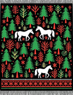 Festive Forest Unicorn Grove Rug