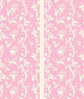 Blush Pink Floral Vine Garden Rug