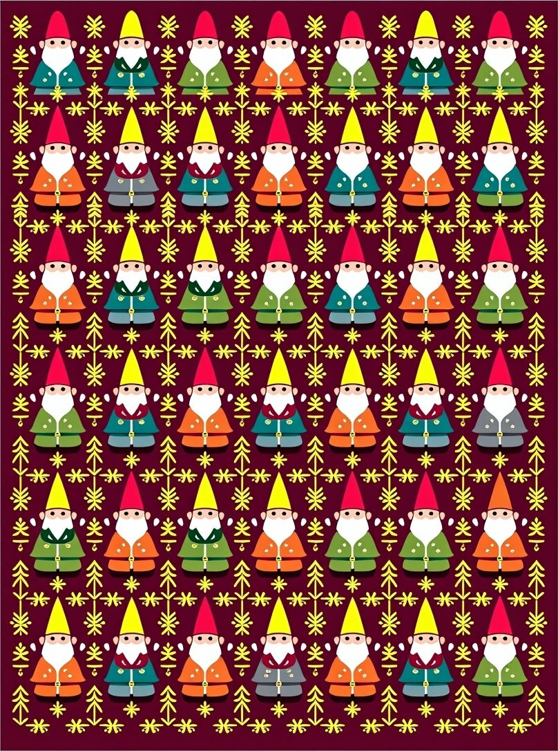 Whimsical Gnome Forest Collection Rug