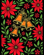 Red Floral Bell Jubilee Rug