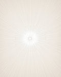 Cream Sunburst Rays Rug
